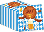 40-Piece Oktoberfest Party Napkins Set | 6.5x6.5 Inch Disposable Paper Napkins – Festive Bavarian Design for Beer Festivals, Gatherings & Celebrations