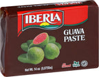 Iberia Guava Paste, 14 oz, All Natural, Vegan, Gluten Free, Halal, Kosher Guava Paste for Snacks, Cooking, Baking, 14 Ounce (Pack of 1)