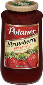 Polaner Preserves, Strawberry, 32 Ounce