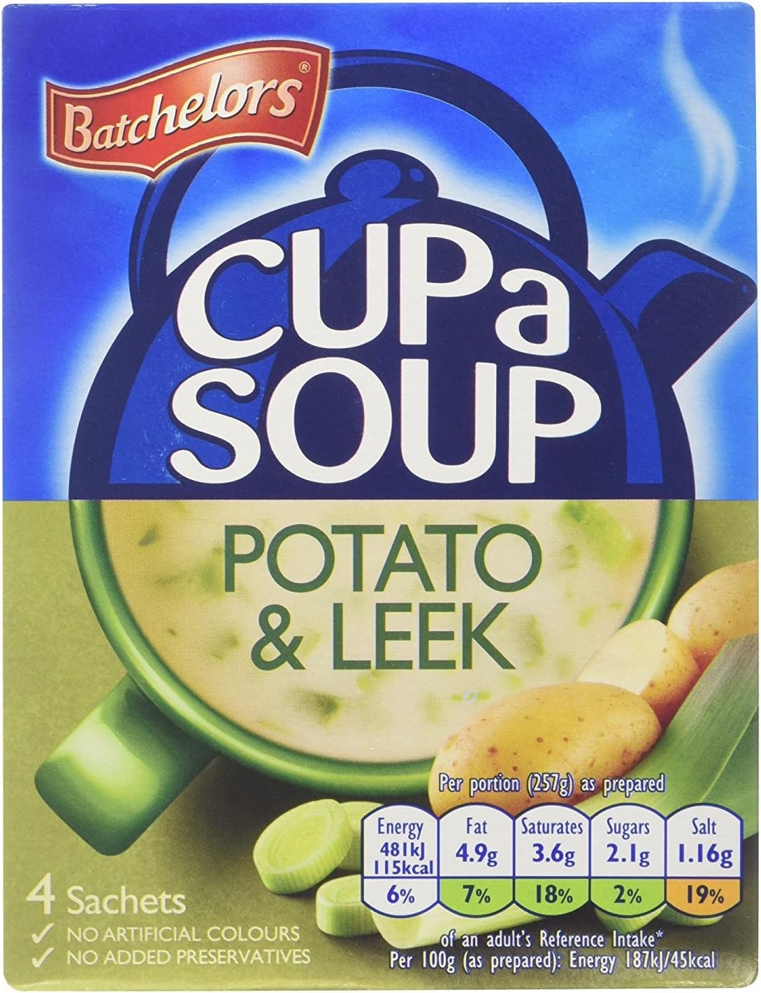 Batchelors Cup a Soup Creamy Potato & Leek 107g
