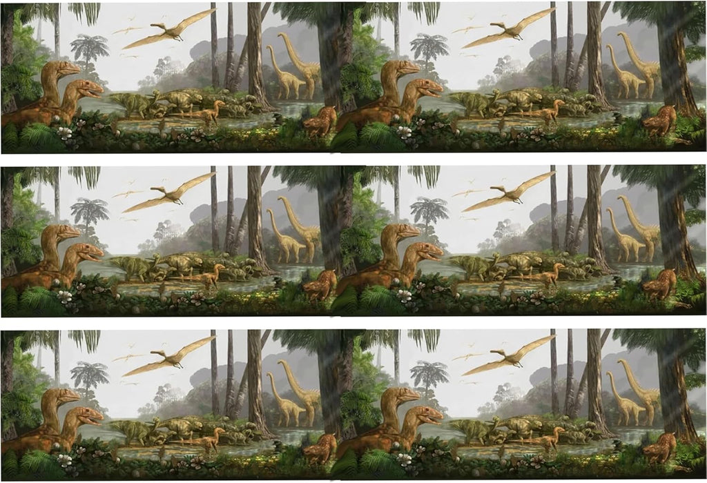 Dinosaurs Jurassic Edible Image Edible cake border 3 Strips 2.5x10.5 inchs in size
