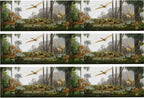 Dinosaurs Jurassic Edible Image Edible cake border 3 Strips 2.5x10.5 inchs in size