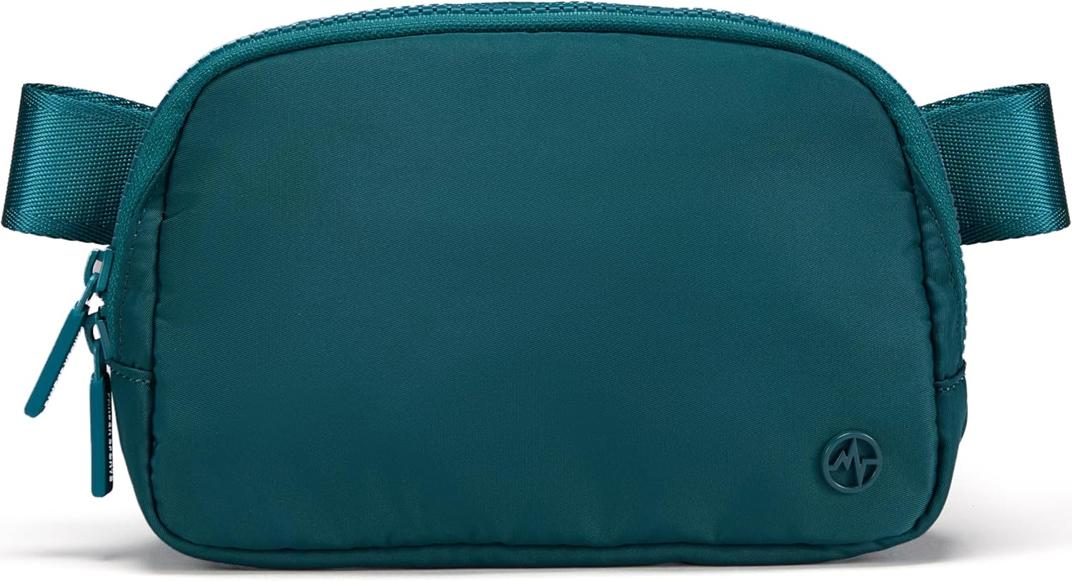Pander Two Way Zipper Fanny Pack Nylon Everywhere Belt Bag for Women, Water Repellent Waist Packs, Crossbody Bags with Adjustable Strap (Teal Blue).