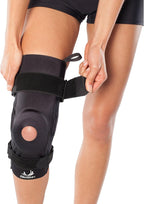 BioSkin Hinged Knee Brace - Compression Knee Sleeve with Hinge for ACL, MCL, Meniscus & General Knee Pain (Large)