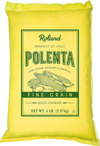 Roland Foods Fine Grain Yellow Polenta From Italy, Specialty Imported Food, 5 Pound Bag, Pack of 1