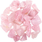 1 lb Bulk Rose Quartz Rough Stones Large 1" Natural Raw Stones for Tumbling, Cabbing, Fountain Rocks, Decoration,Polishing, Wire Wrapping, Wicca and Reiki