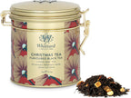 Christmas Tea Clip Top Tin