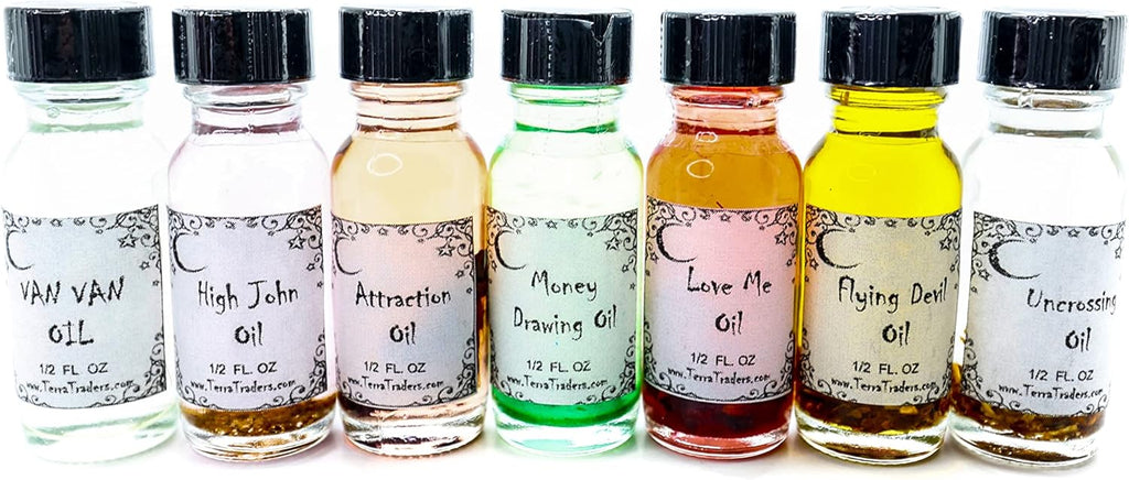 Hoodoo Conjure Oils for Love Money Protection Rootwork Witchcraft Magick Gift Set