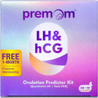 Premom Quantitative Ovulation Predictor Kit：40 Ovulation Tests + 10 Pregnancy Tests - Advanced Ovulation Test Strips Combo 40LH+10HCG Test