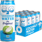 C2O Original Coconut Water, 17.5 Fl Oz (Pack of 12)
