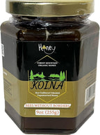KOINA Forest Mountain Organic Honey, Raw Unfiltered Unpasteurized, 9 oz (255g)
