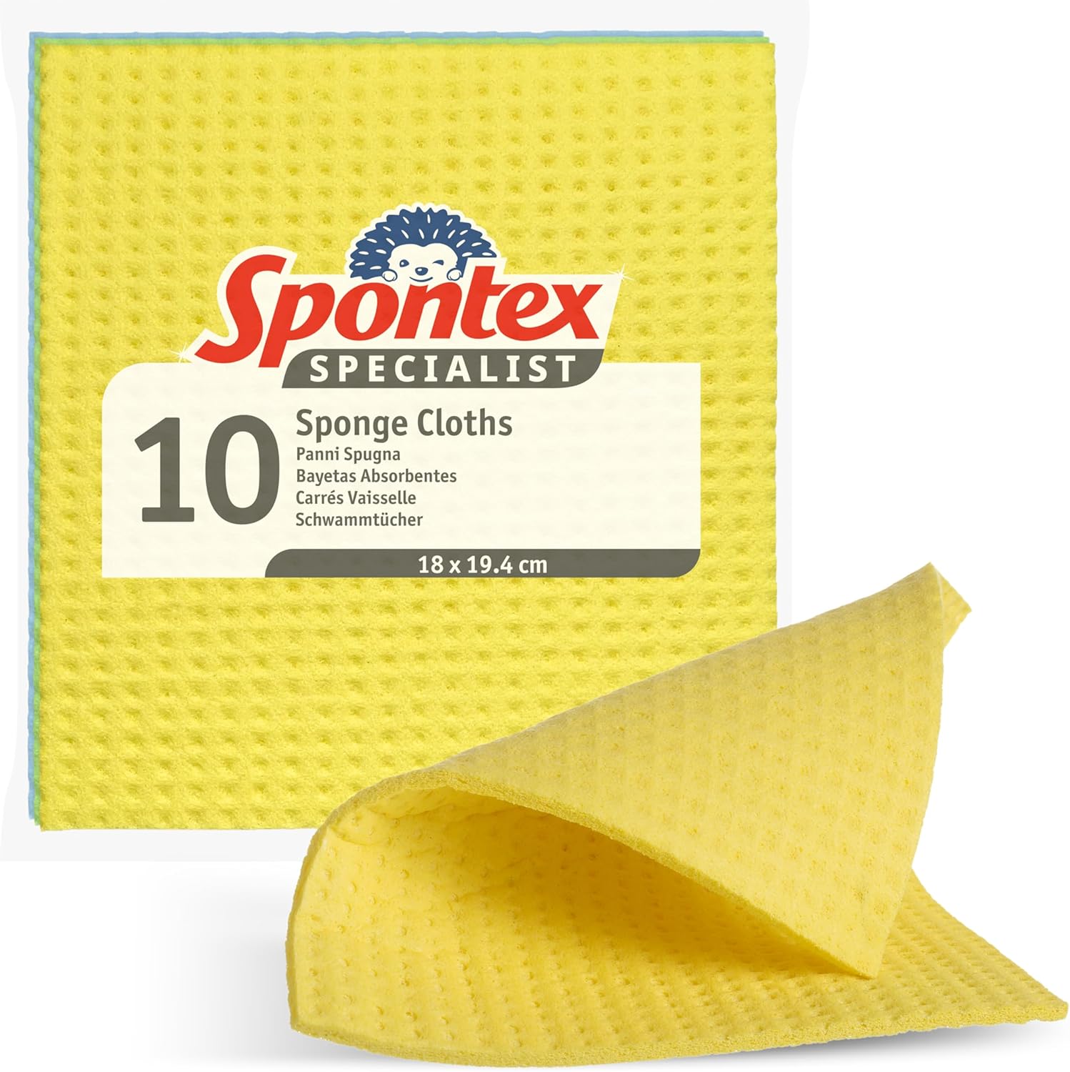 Spontex Specialist Sponge Cloths (Pack of 10)