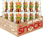 Lay's Kettle Cooked Potato Chips, Jalapeno, 0.85 Ounce (Pack of 40)