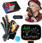 9th Gen Hand Rehabilitation Robot Gloves, Stroke Recovery Hand Therapy Equipment, Automatic LED Touchscreen 4 Modes Mirror Training, Finger Exerciser for Arthritis & Hemiplegia