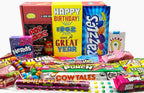 RETRO CANDY YUM ~ 1982 44th Birthday Nostalgic Candy Gift Basket Box 80s Assortment from Childhood for 44 Year Old Woman or Man Born 1982 JR