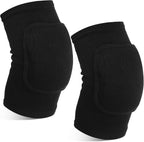 Volleyball Brace Pads Elbow Protector, 1 Pair Breathable Anti-Collision Sponge Arm Brace Pads Elbow Protector Strap Fitness Basketball Tennis Golfers Knee Support Band for Men and Women(Black)