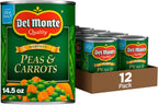 Del Monte SPECIAL BLENDS Peas & Carrots, Canned Vegetables, 12 Pack, 14.5 oz Can