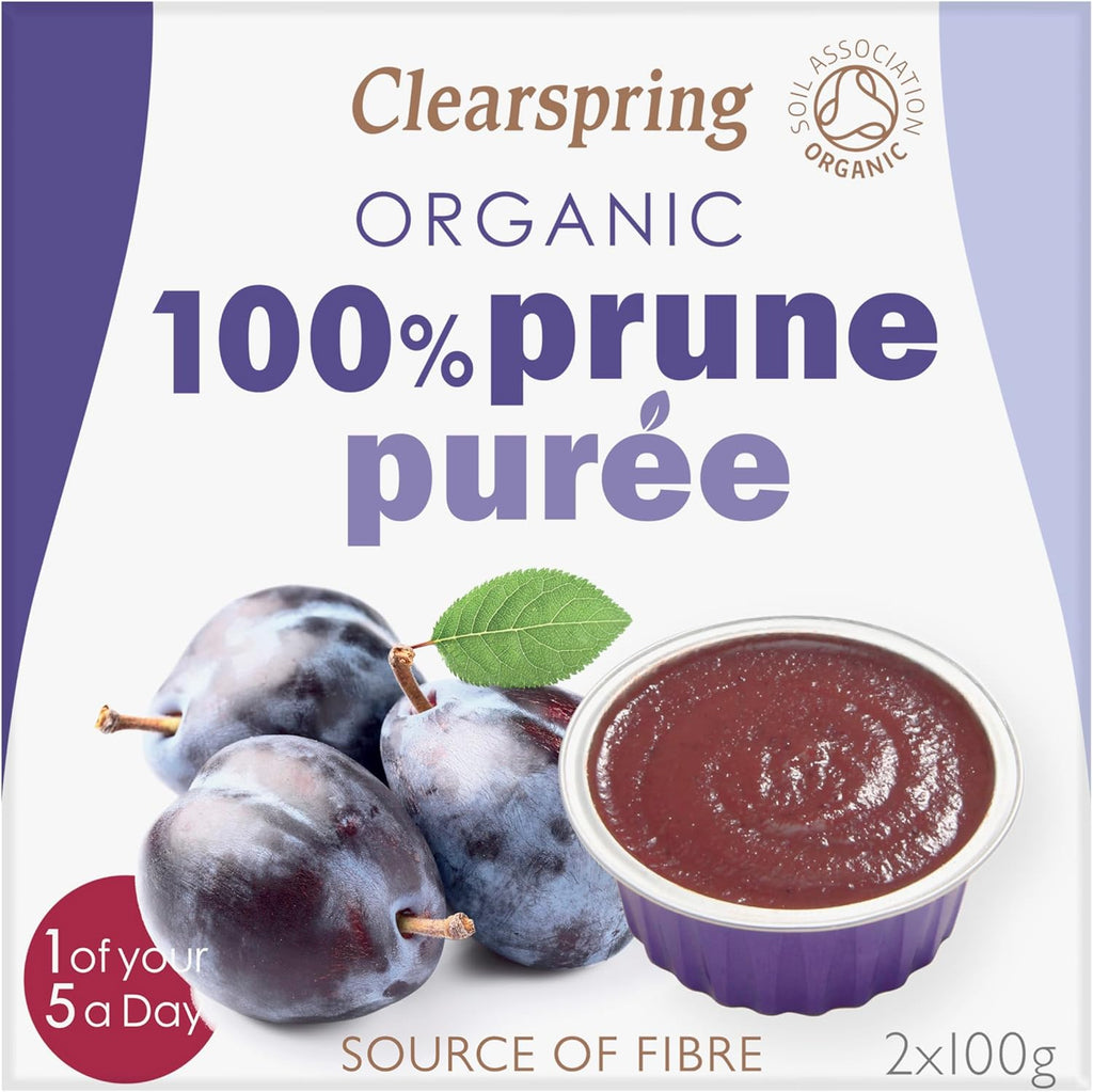 Clearspring Organic 100% Prune Puree 2x100g