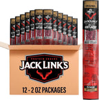 Jack Link's Beef Steak, Original - Protein Snacks, Beef Jerky Meat Snack with 23g of Protein, Made with 100% Beef, Individually Wrapped Bulk Snack Pack, Keto Friendly - 2 Oz. (12 Count)