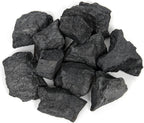 1.1lb Bulk Raw Shungite Rough Crystal- Natural Shungite Stone Raw Stones Crystal for Tumbling, Fountain Rocks, Decoration, Polishing, Wire Wrapping, Wicca & Reiki Crystal Healing