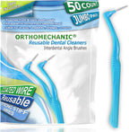 Interdental Brush Angle Cleaners - Jumbo Pack (50 Brushes) (Standard) - Remove Plaque - Toothpick