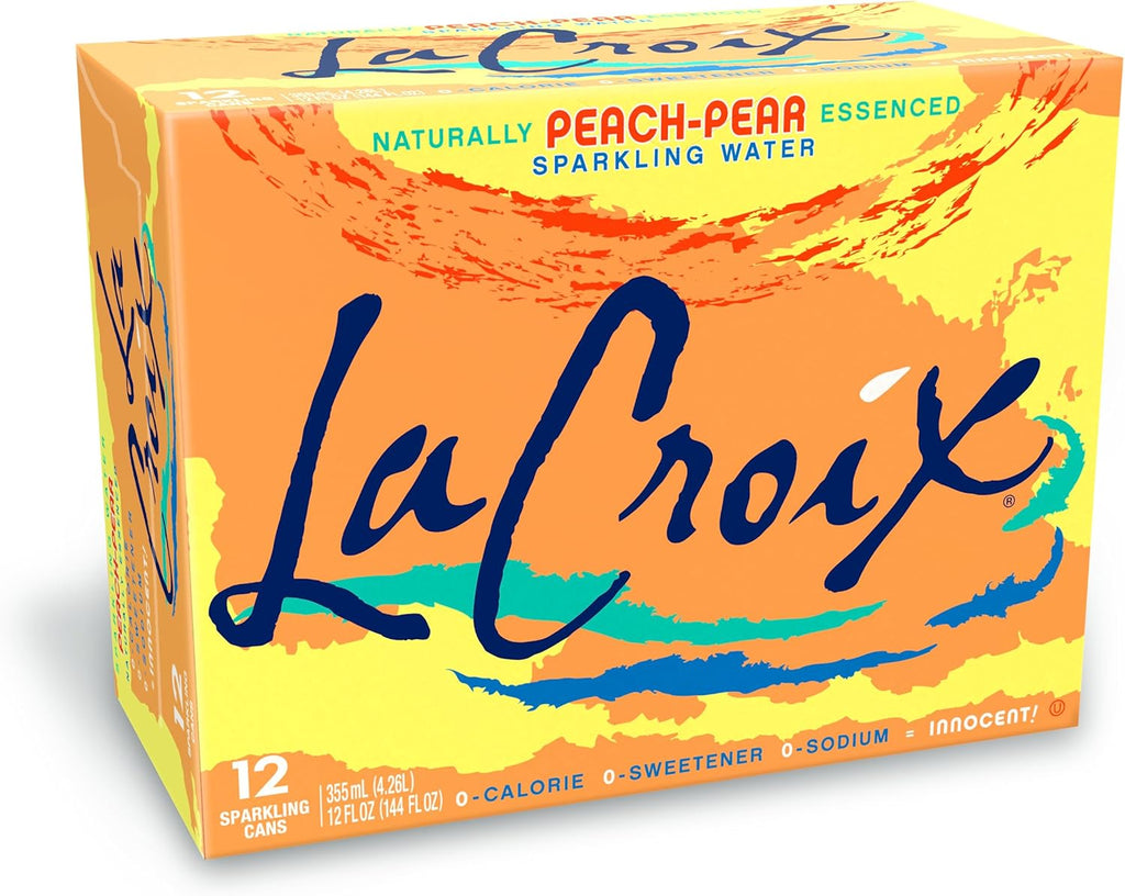 La Croix Sparkling Water, Peach-Pear, 12 Fl Oz (pack of 12)