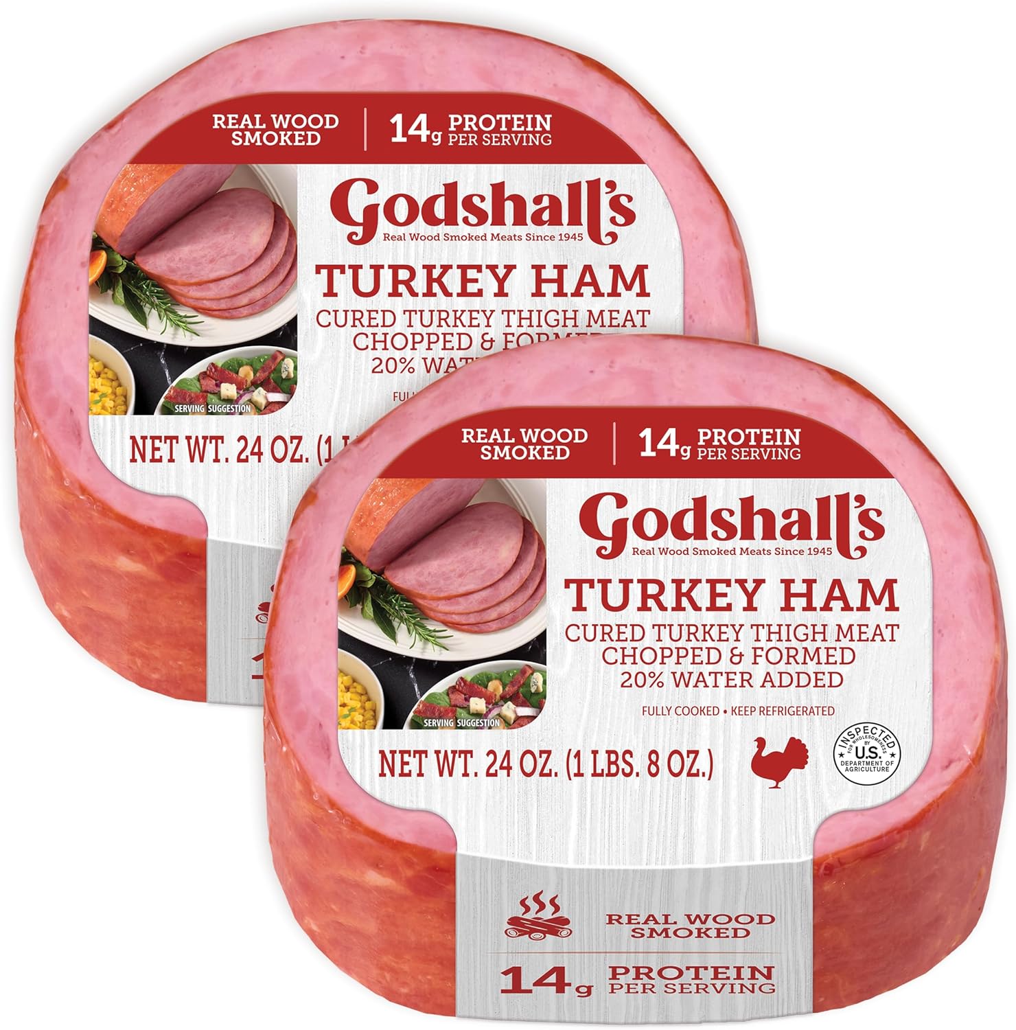 Godshall's 24oz Turkey Ham 2pk