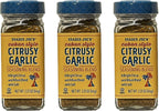 Trader Joe's Citrusy Garlic Seasoning Blend - A Bright Citrus and Allium Blend with Salt - 2.25oz (Three Pack)