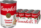 Campbell's Condensed Cream of Chicken Soup, 10.5 oz Can (12 Pack)
