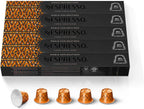 Nespresso Capsules Original Line, Vienna Lungo, Medium Roast Coffee, 50-Count Espresso Coffee Pods,