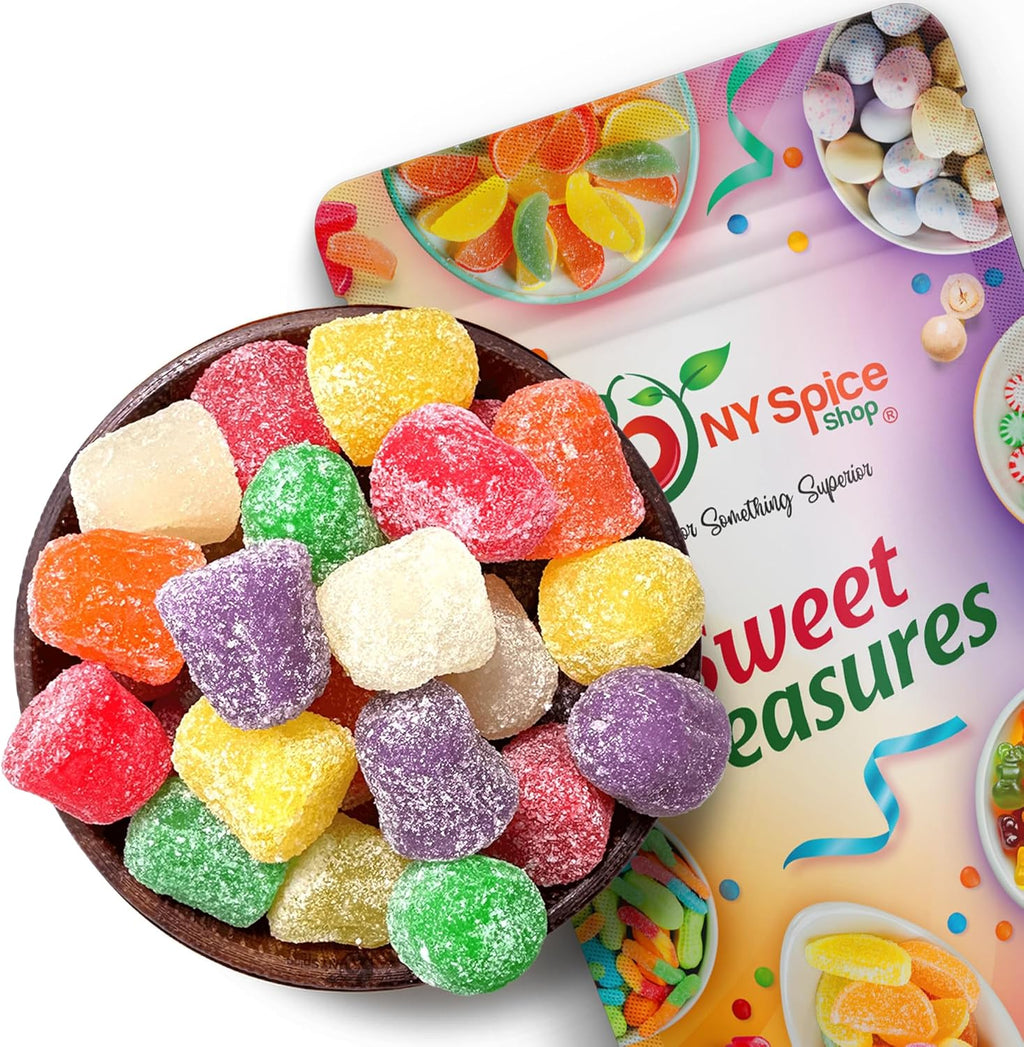NY SPICE SHOP Assorted Spice Drops - Spice Drops - Gum Drops Candy - Gum Drops – Gumdrops - Spiced Gum Drops - Gumdrops Candy - Mini Gum Drops - Spicy Drops - Spice Drops Candy Old Fashioned – 1 Pound