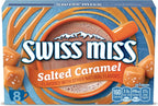 Swiss Miss Salted Caramel Flavored Hot Cocoa Mix, Hot Cocoa Bar Supplies, 1.38 oz., 8-Count Envelopes