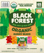 Black Forest USDA Organic Gummy Bears - 65 Pouches - .0.8Oz Each