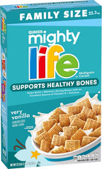 Quaker Mighty Life Multigrain Cereal, Very Vanilla, Bone Health Support, 22.3 Oz Family Size