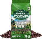 Green Mountain Coffee Roasters Sumatra Reserve, Whole Bean Coffee, Bagged 18 oz