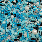 Ocean Sprinkles for Cake Decorating, Under the Sea Cake Decorations, Edible Dolphin Anchor Fish Pearl Sugar Sprinkle for Baking Cupcake Toppers Cookie Decorations Sea Theme Birthday Party Supplies