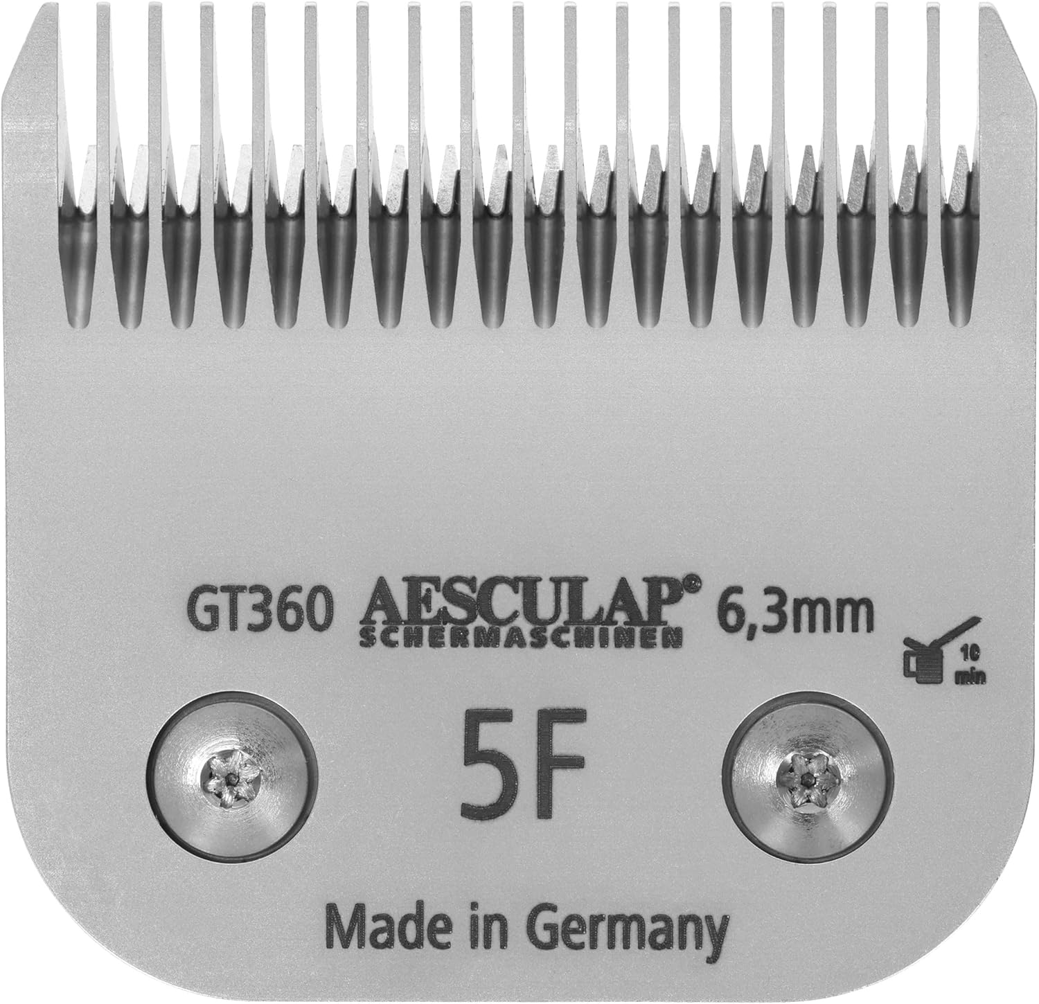Kerbl GT360 SnapOn Aesculap 5F Shaving Heads, 6.3 mm Cutting Length, Pack of 50