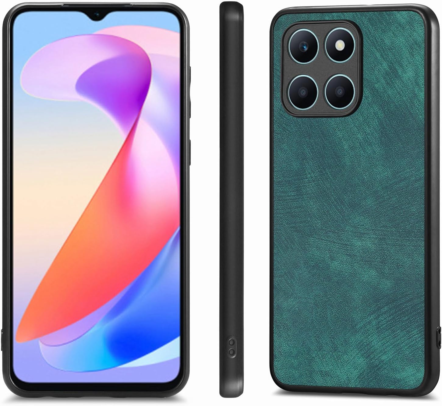 Compatible with Oppo Reno10 5G Case,Compatible with Oppo Reno 10 5G CPH2531 (PU+TPU) Lens Protection Phone Cover Green