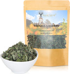WILD GREEK LEMON BALM DRIED PREMIUM QUALITY- from Mount Olympus Handpicked and Air-Dried in DoyPack with ZipLock for Awesome Freshness and Aroma - Mediterranean (1.41 Ounce (Pack of 1), Lemon Balm)
