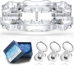 SilentZPro 2.0 – USA Designed FDA-Cleared Anti Snoring Mouthguard & Magnetic Nose Clips (Set of 3) – Fully Adjustable Anti Snore Mouthpiece with Patented Design for a Silent Night`s Sleep