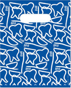 Dental Drawings Dental Giveaway Bags, 8" x 10", 100 Pack