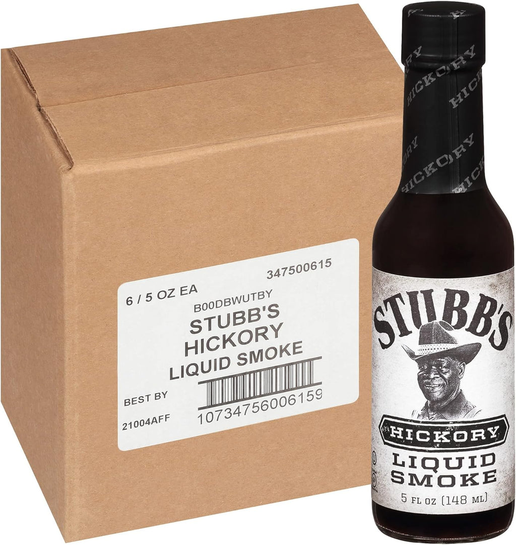 Stubb's Hickory Liquid Smoke, 5 Fl Oz (Pack of 6)