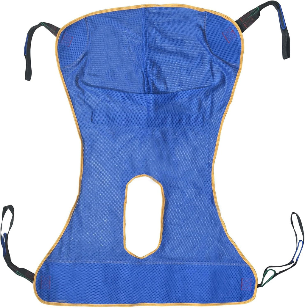 Patient Lift Slings Medical Transfer Sling for Patients Shower Bath,Large Toileting Sling,Lift Sling for Elderly Bariatric,Slings Fit Invacare/Hoyer Lift 600 lb (XL)