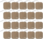 Discount TENS Brand - Premium Replacement Electrodes Compatible with TENS 7000 – 20 Pack (2"x2" Self-Adhesive Wired Pads), Durable Reusable TENS Unit Electrode Pads with 2mm Pin Connector