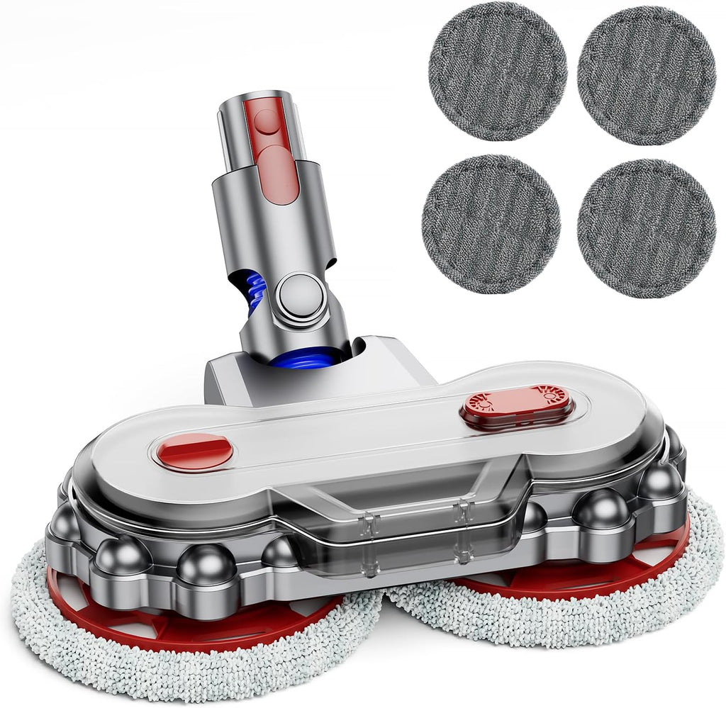 Mop Head for dy-Son V7/V8/V10/V11/V12/V15 Vacuum Cleaners, Electric Floor Mop with Removable Water Tank, Wet Mop Head Attachment Wet and Dry