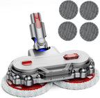 Mop Head for dy-Son V7/V8/V10/V11/V12/V15 Vacuum Cleaners, Electric Floor Mop with Removable Water Tank, Wet Mop Head Attachment Wet and Dry
