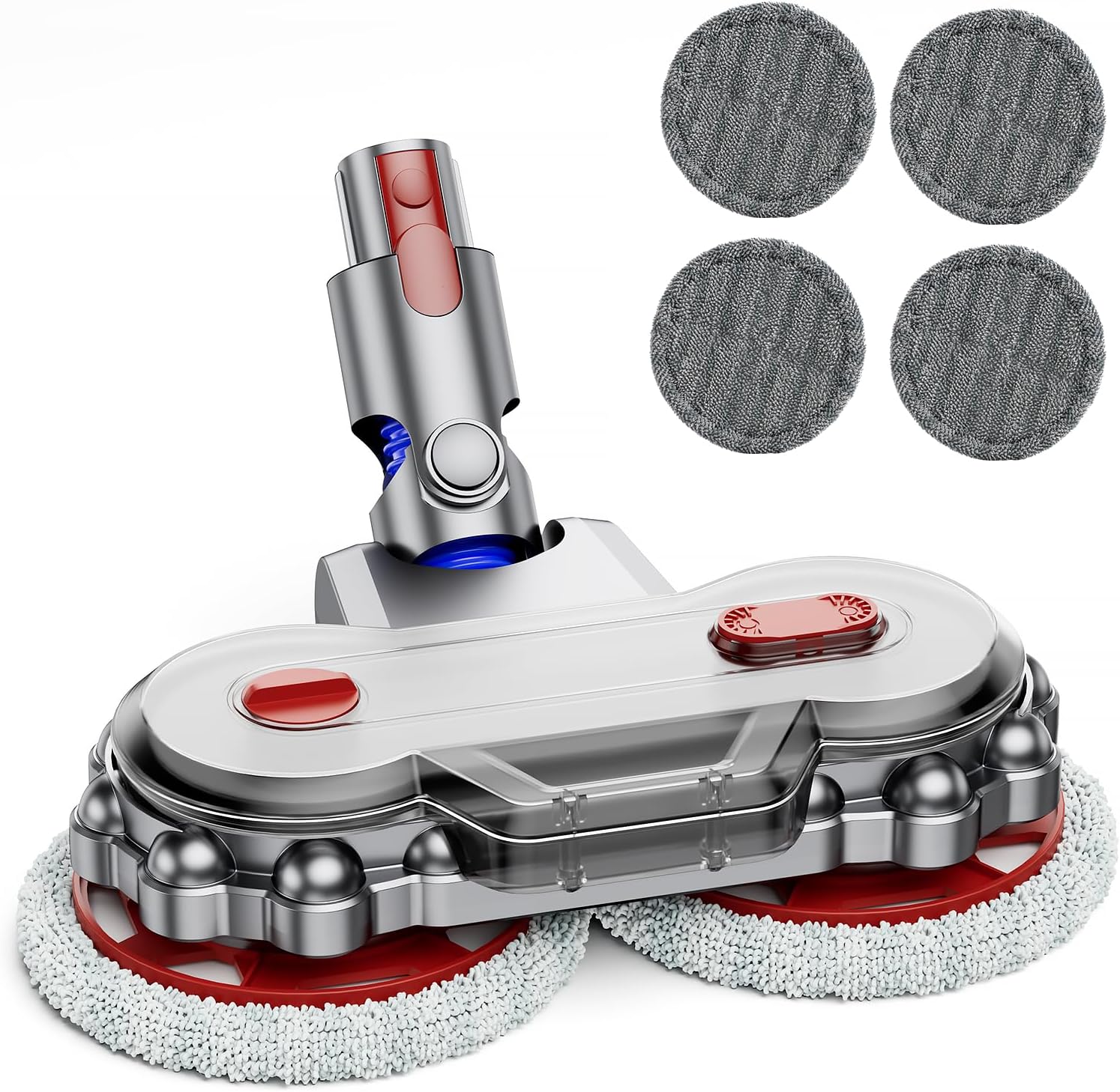 Mop Head for dy-Son V7/V8/V10/V11/V12/V15 Vacuum Cleaners, Electric Floor Mop with Removable Water Tank, Wet Mop Head Attachment Wet and Dry