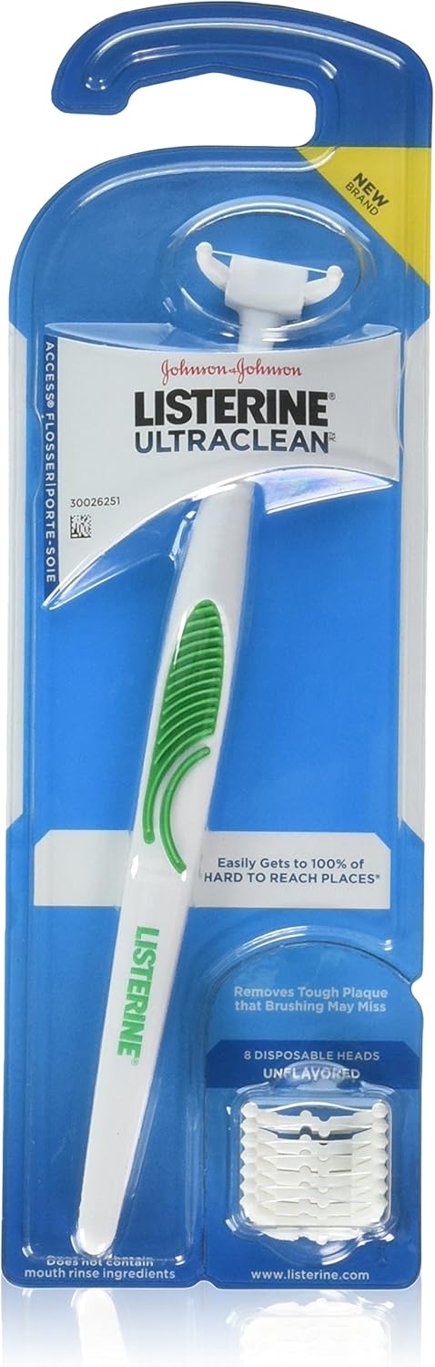 Listerine Ultra Clean Access Flosser, Starter Pack