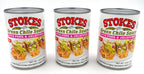 Stokes Green Chile Sauce with Pork and Jalapenos Pack of 3