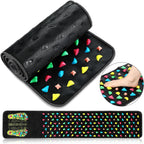 BBTO Foot Massage Mat Reflexology Walk Stone Road for Acupressure Foot Massage Acupoint Mat for Long Sitting Elderly Students and Office Workers(68.9 x 13.78 Inches)
